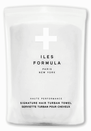 Iles Formula Hair Turban Towel – White